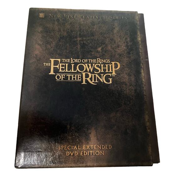 Lord of the Rings The Fellowship of The Ring Special Edition Box DVD Set - Picture 1 of 6